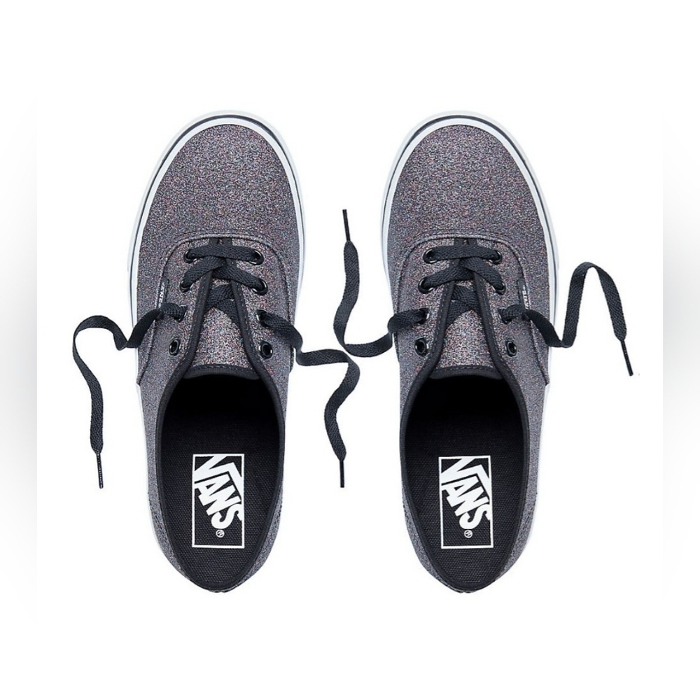Vans, Authentic 'Glitter -‎ Rainbow Black' Trainers, Size 7 - Picture 11 of 15